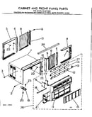 Cabinet & front panel parts