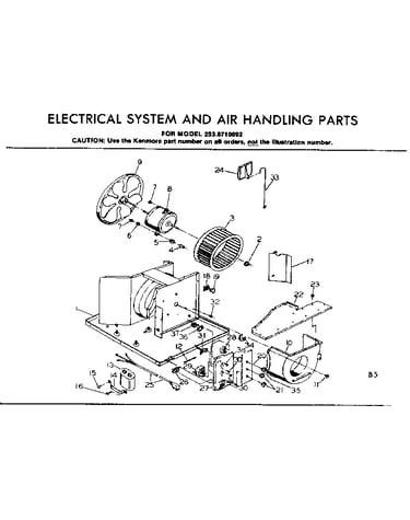 Electrical system & air handling parts