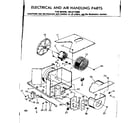 Kenmore 2538710990 electrical and air handling parts diagram