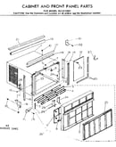 Cabinet & front panel parts