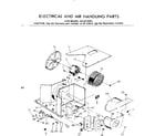 Kenmore 2538710991 electrical & air handling parts diagram