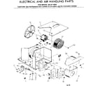 Kenmore 2538710993 electrical and air handling parts diagram