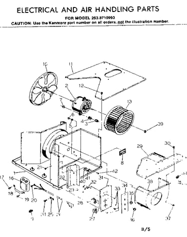 Electrical and air handling parts