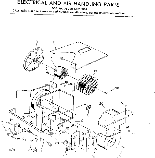 Electrical & air handling parts
