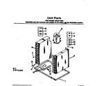 Kenmore 2538711060 electrical system and air handling parts diagram