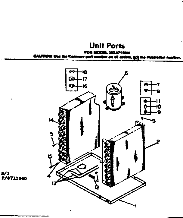 Electrical system and air handling parts