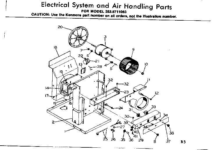 Electrical system & air handling parts