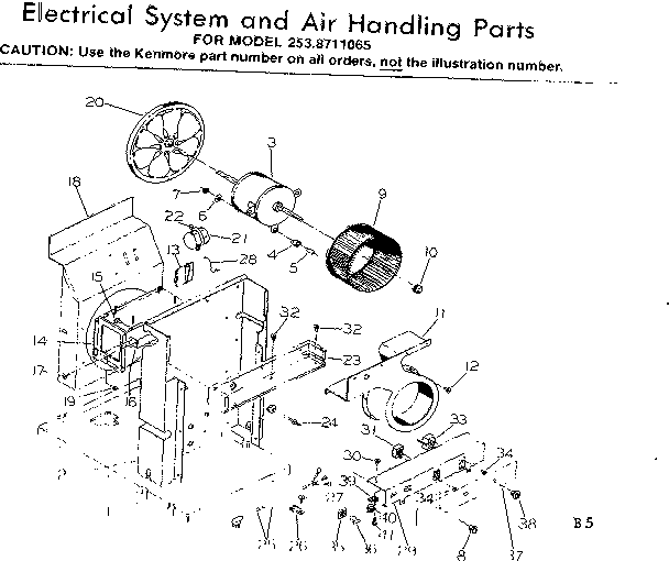 Electrical system  air handling parts