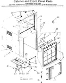 Cabinet & front panel parts