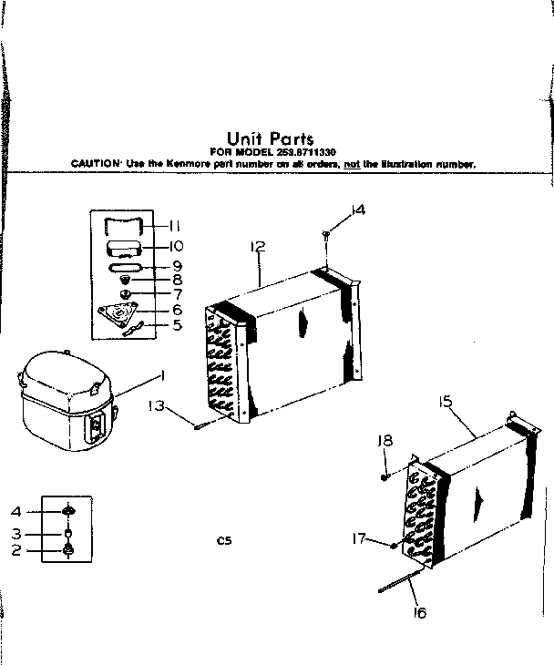 Unit parts