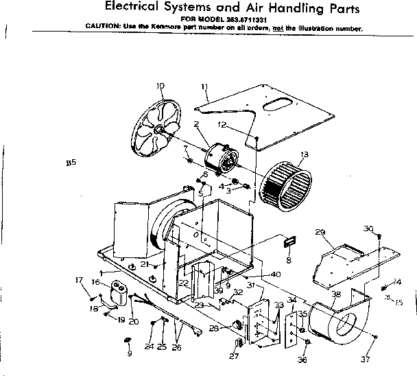 Electrical & air handling parts