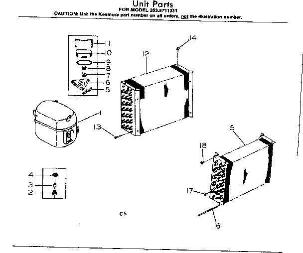 Unit parts