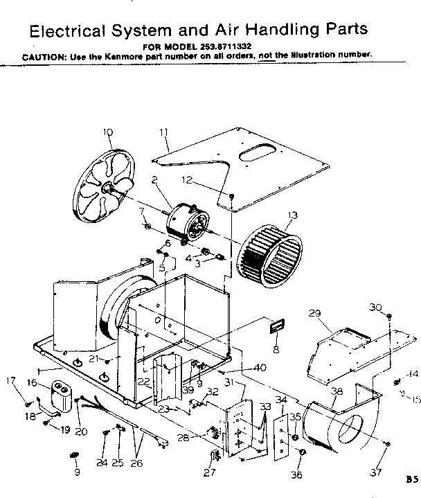 Electrical system & air handling parts