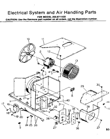 Electrical system & air handling parts