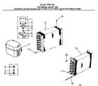 Kenmore 2538711332 unit parts diagram