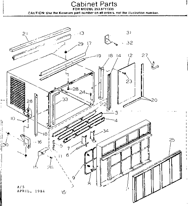 CABINET PARTS