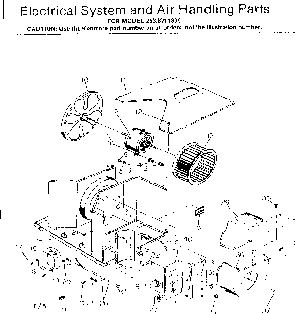 ELECTRICAL SYSTEM AND AIR HANDLING PARTS