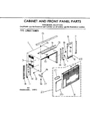 Cabinet & front panel parts