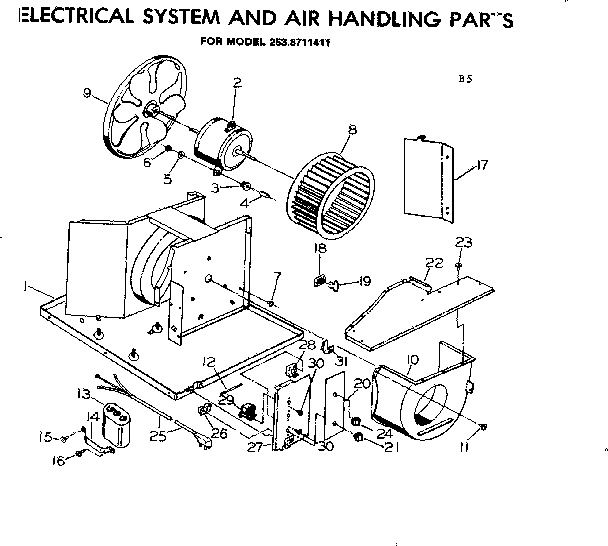 ELECTRICAL SYSTEM & AIR HANDLING PARTS