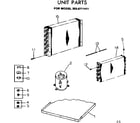 Kenmore 2538711411 unit parts diagram