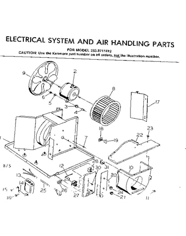 Electrical system & air handling parts
