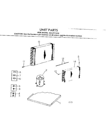 Unit parts