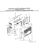 Cabinet & front panel parts