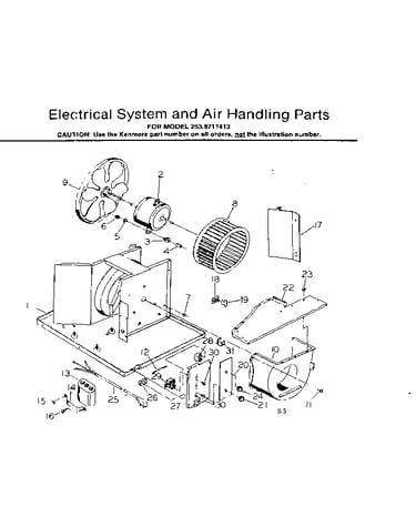 Electrical system & air handling parts