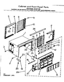 Cabinet & front panel parts
