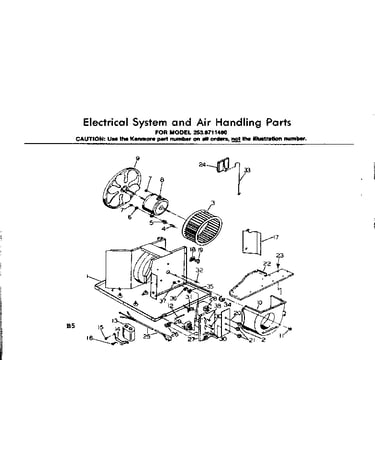 Electrical system & air handling parts