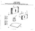 Kenmore 2538711480 unit parts diagram