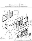 Cabinet and front panel  parts
