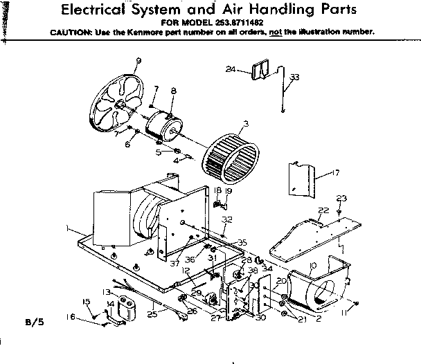 Electrical system & air handling parts