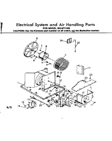 Electrical system & air handling parts