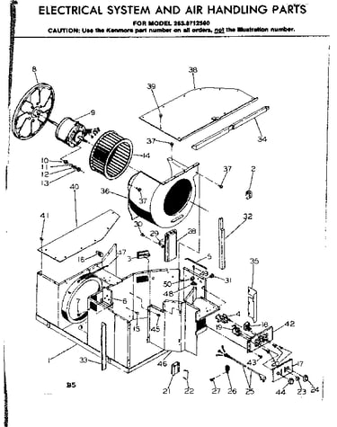 Electrical system & air handling parts