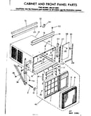 Cabinet & front panel parts