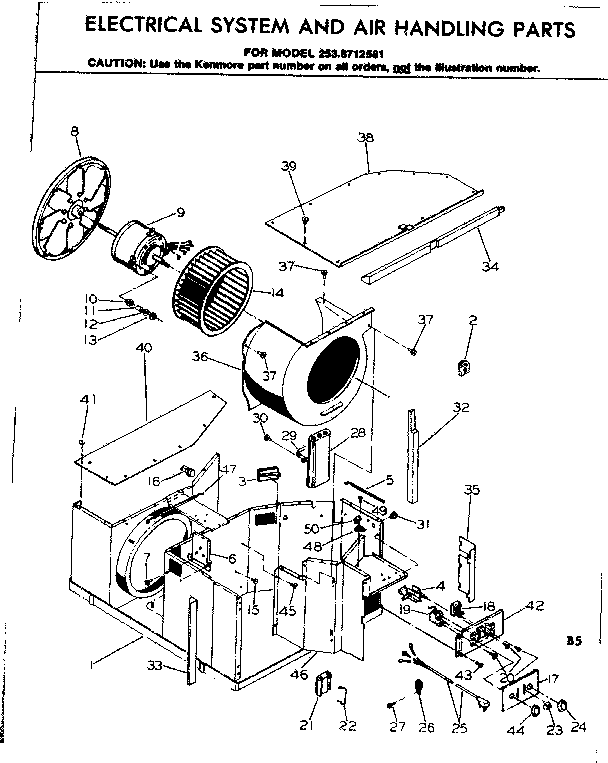 Electrical system & air handling parts