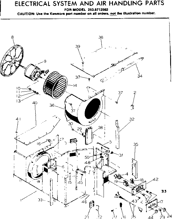 ELECTRICAL SYSTEM & AIR HANDLING PARTS