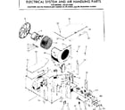Kenmore 2538712582 electrical system & air handling parts diagram