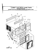 Cabinet & front panel parts