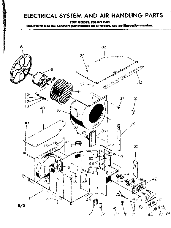 Electrical system & air handling parts