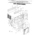 Kenmore 2538712584 cabinet & front panel parts diagram