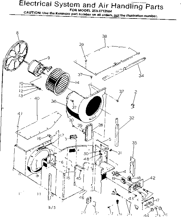 Electrical system & air handling parts