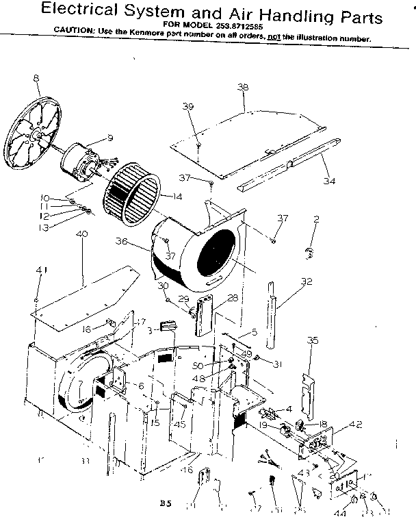 Electrical system & air handling parts