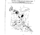 Kenmore 2538722131 electrical system & air handling parts diagram
