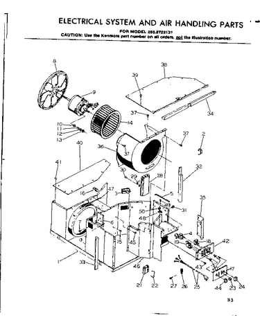 Electrical system & air handling parts