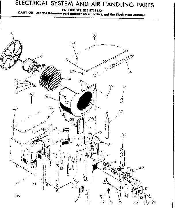 Electrical system & air handling parts