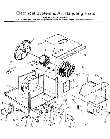 Electrical system & air handling parts