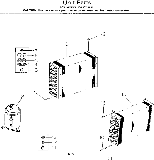 Unit parts
