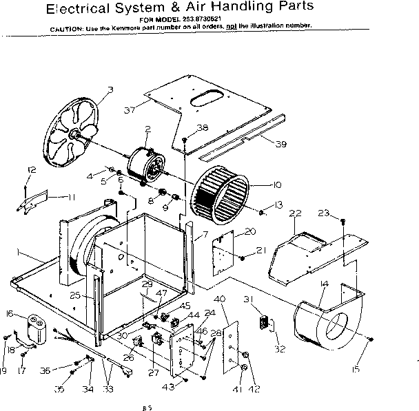Electrical system & air handling parts